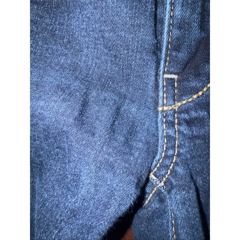 American Eagle Super Stretch Skinny Dark Wash Denim Jeans Size 00 Long - Picture 2 of 7